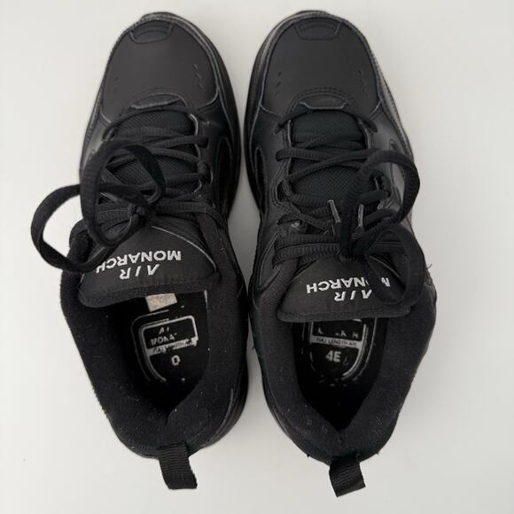Nike AIR MONARCH 4E Mens Black 416355 001 Walking Shoes Men’s 8 WIDE EXCELLENT - Picture 8 of 9